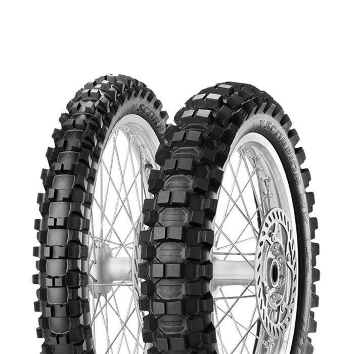 PIRELLI 110/100 - 18 NHS 64M SCORPION MX EXTRA X - Pneu Moto Cross Été