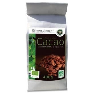 Fêves de cacao entière du Pérou BIO - sachet 400 g