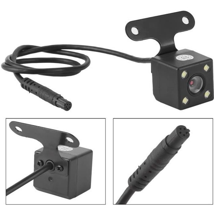 surveillance de recul Caméra de recul de vue arrière 5 broches haute définition grand angle 170 degrés IP68 étanche