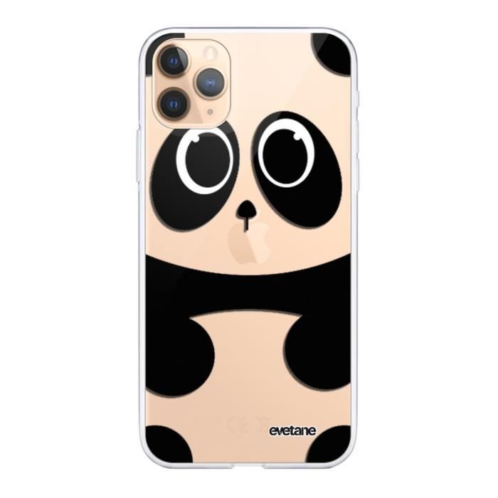 Coque iPhone 11 Pro Max 360 intégrale transparente Panda Ecriture Tendance Design Evetane