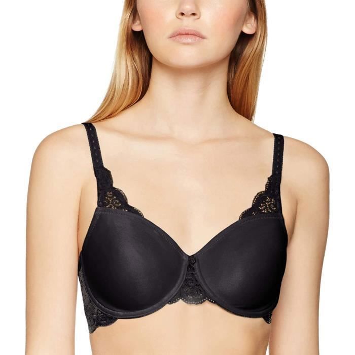 Triumph Femmes Amourette 300 W01 Soutien-Gorge, Noir, 34D (Manufacturer Taille:75D)