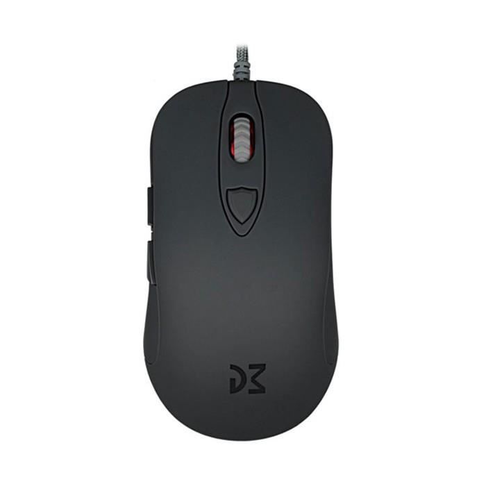 souris pc Dream Machines DM1 FPS (Smoke Grey) - Souris filaire pour pro gamer - droitier - capteur optique 16000 dpi - 6