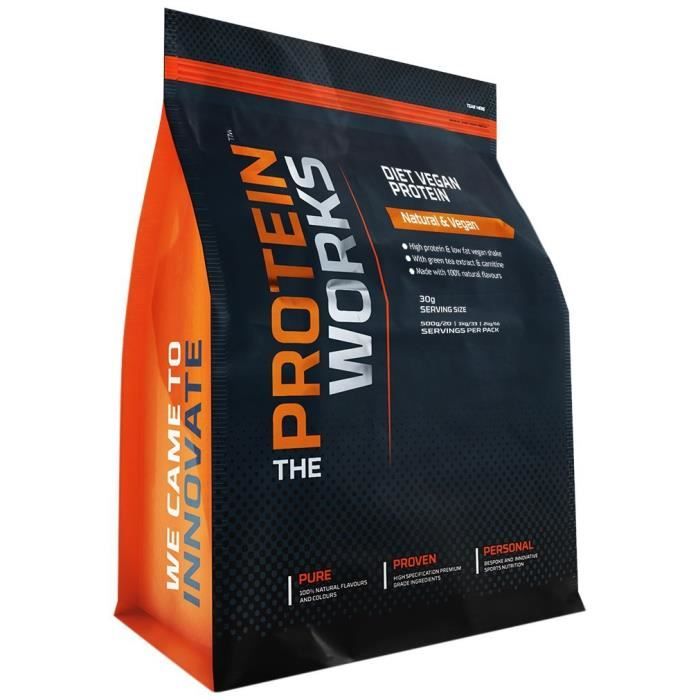 The Protein Works - Protéine Vegan de Régime Avec Shaker et Dosette Gratuits - Vanille Crème, 1kg: Hygiène et Soins du corps