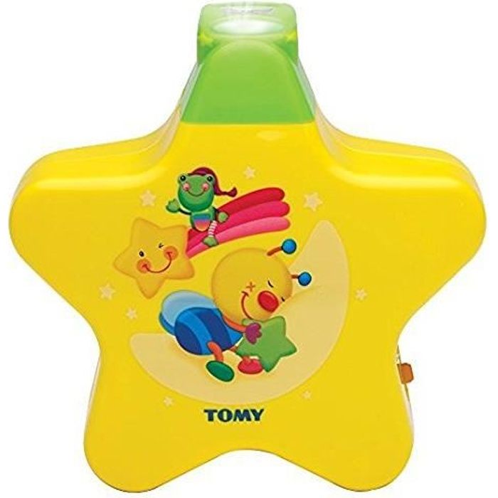 TOMY - Veilleuse Étoile Enchantée, Veilleuse Musicale et Lumineuse, Veilleuse Nomade pour Bébé, Lampe Projecteur, Pr 10866742