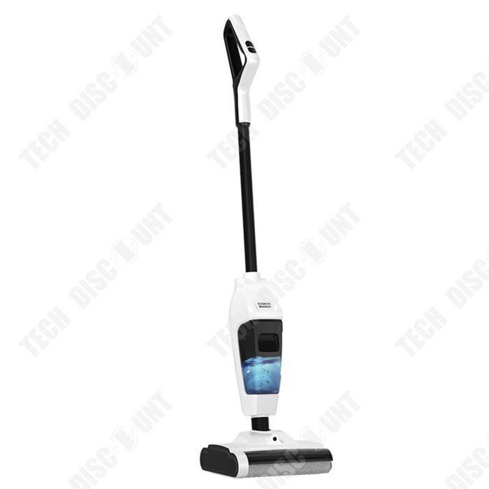 TECH DISCOUNT Aspirateur balai sans fil 2 en 1 humide/sec 3800Pa 40 min 680ml blanc - Disco
