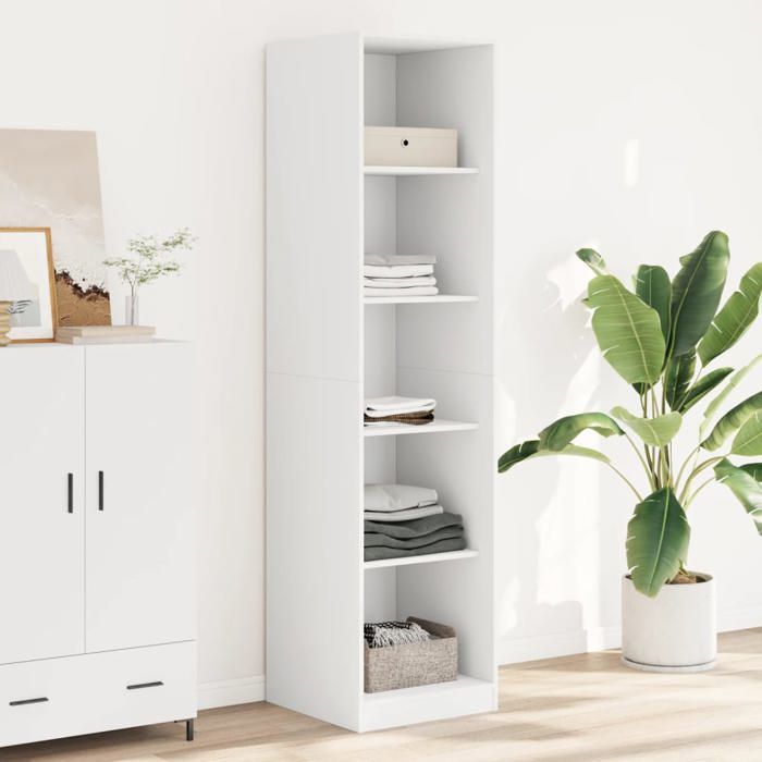 vidaXL Garde-robe Blanc 50x50x200 cm Bois dingénierie 3307711