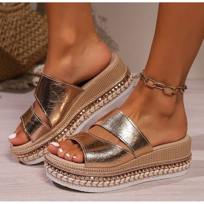 Chaussures Plates Tendance Sandales 2020 Sandales à Glissière