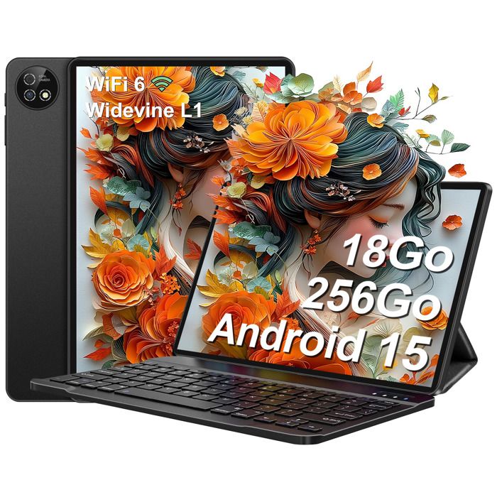 Tablette Tactile Android 12 Avec 5G Wi-Fi, 8Go Ram + 64Go Rom(1 To