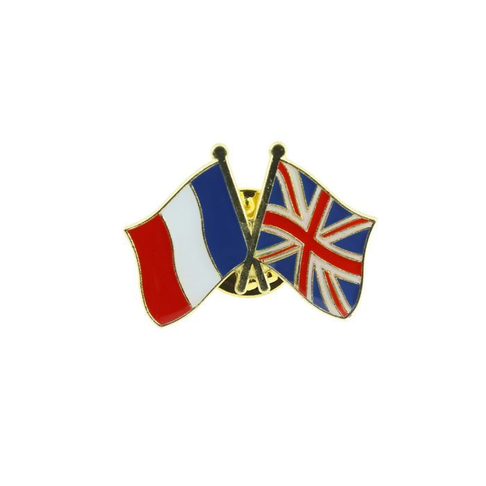 CLJ - Pins - Drapeaux Jumelage France Grande Bretagne - France Grande Bretagne - Unisexe - Jumelage - qualité de finition - Epingl