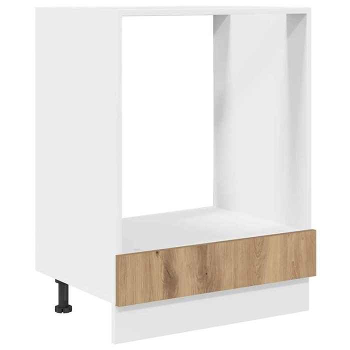 BEL-ACHAT* Meuble de stockage Moderne - design bas - Colonne Armoire de four Riga chêne artisanal 60x46x815cm @Promo9295307