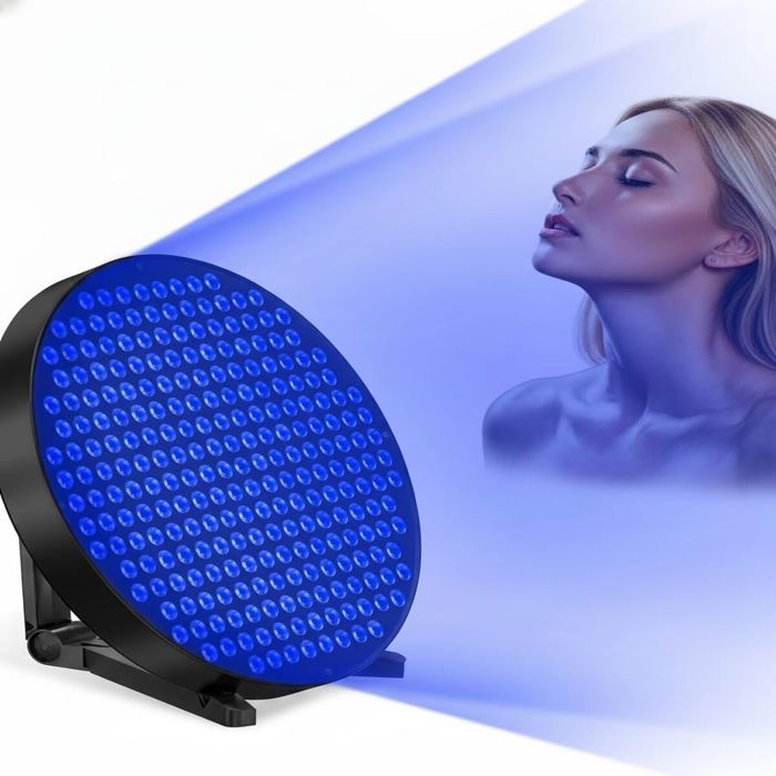 Solarium 50 W Maison Lampe Bronzage 250 LEDs 460 Nm Support Réglable Et Crochets Appareil UV Corp ACCESSOIRES FABRICATION MAISON