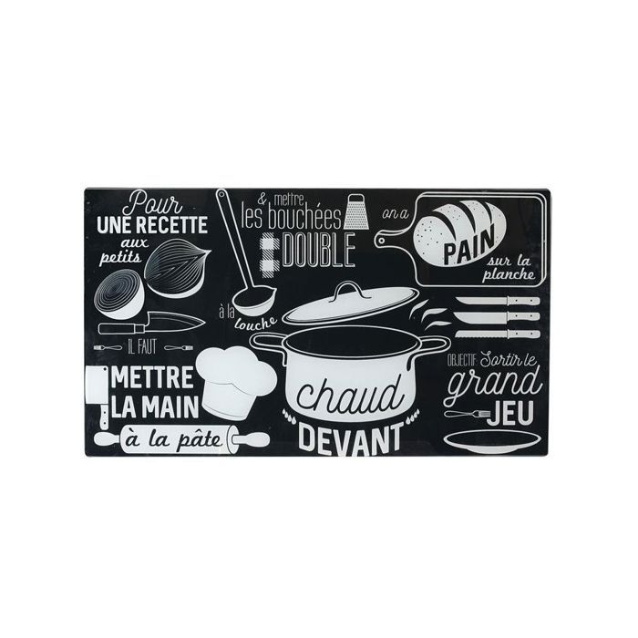 Mer et mer 30 cm x 52 cm Où est Nemo ? Récipient corail Z4L Lot de 2 cache-plaques en verre pour cuisinière à induction