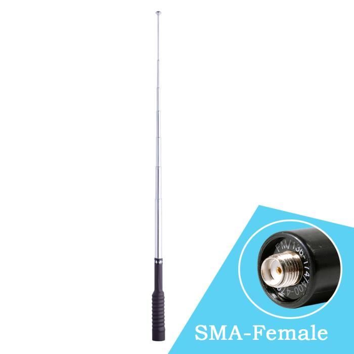Denash UKW-Antenne Für ICOM Walkie-Talkies | VHF 136-174 MHz | Peitschenantenne, 16 Cm | Für IC-F3, F11, F14, F15, F16, F33 U.a.