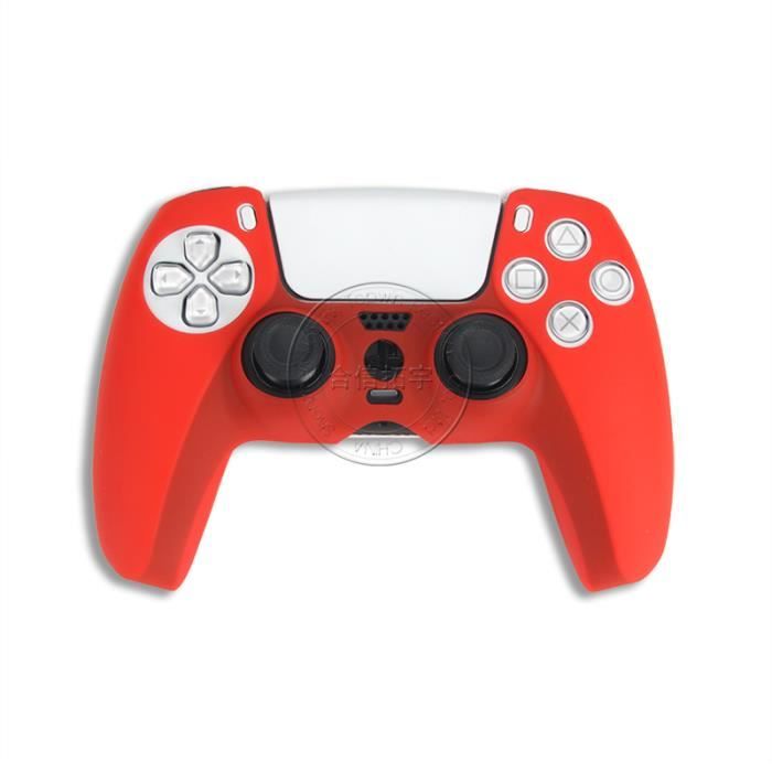Coque Silicone Manette PS2 BESPORTBLE 2 Pièces - Protection Bleu Noir Antidérapante