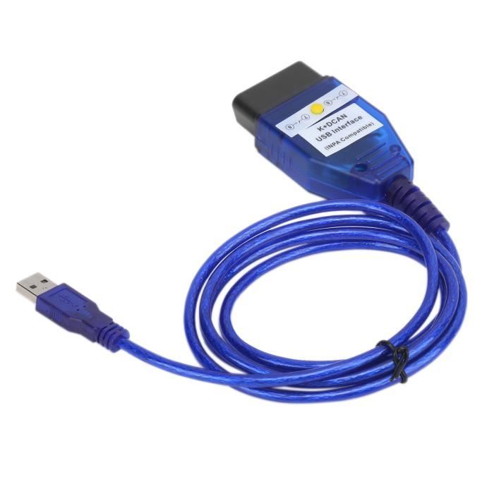 Autodiagnosekabel, K DCAN OBD2 USB-kabelinterface met Schakelaarvervanging voor Serie 1 E81 E82 E83 E87 E88 2004-2011