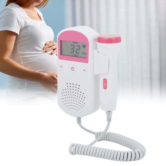 VGEBY détecteur de rythme cardiaque fœtal Moniteur de rythme cardiaque de  grossesse sans rayonnement précis réduire le bruit - Cdiscount Puériculture  & Eveil bébé