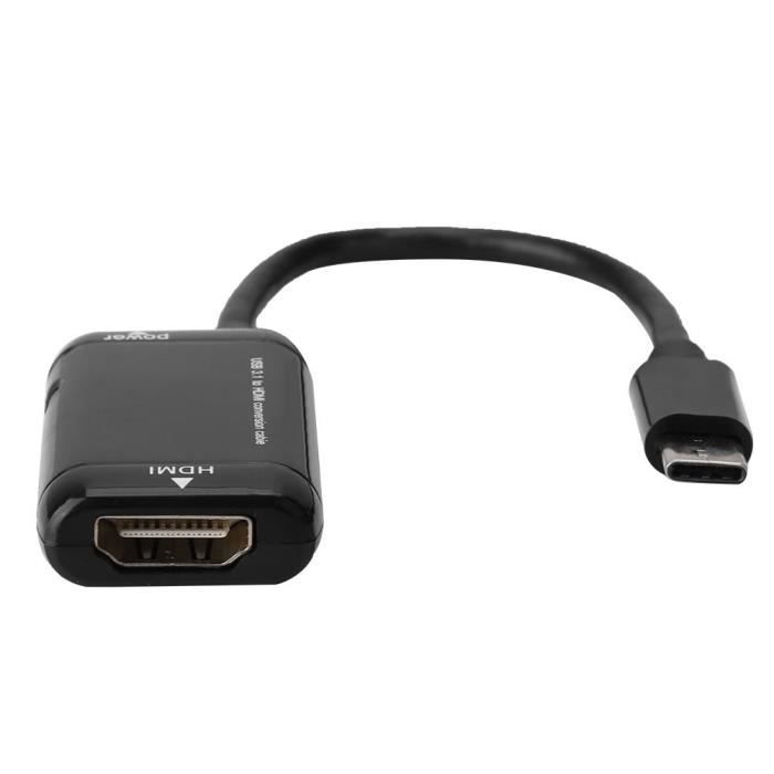 Adaptateur USB-C de type C à HDMI Câble USB 3.1