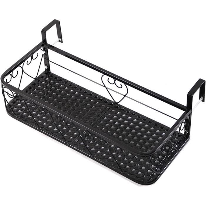 SHOT CASE -Jardiniere Pour Balcon - Jardiniere Avec Support - 49x28x20