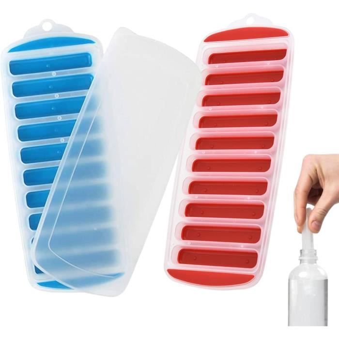 Bac à Glaçons Géants En Silicone - Lot De 2, Pour Whisky, Cocktails Et Boissons Fraîches - 2