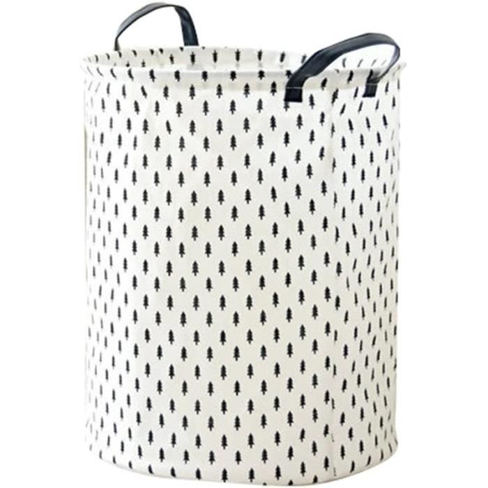 Panier à Linge Pliable En Feutre Hérisson - Rangement Jouets Déco Chambre Enfant 34x35 Cm