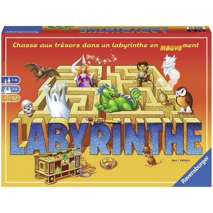 Jeu Labyrinthe Voiture 56x56cm - 206 Défis - Jeu De Société Enfant 3 4 5 Ans Construction Logique