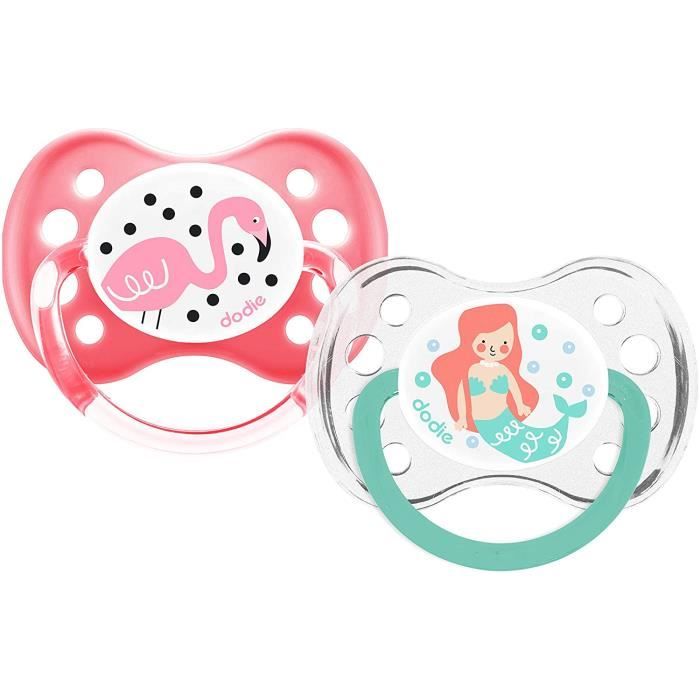 Sucettes Dodie Sucette Duo Dessin Fille A18 6 Mois Couleurs Aleatoires 495 Cdiscount Puericulture Eveil Bebe
