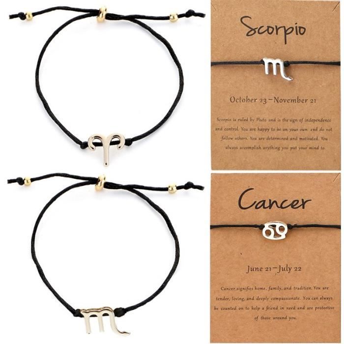 Bracelet En Corde Tissee Avec Signes Du Zodiaque Pour Femmes 12 Signes Du Zodiaque Taureau Cancer Lion Ba Sl5122 Achat Vente Sautoir Et Collier Bracelet En Corde Tissee Ave Soldes Bracelet En Corde Tissee Avec Signes Du Zodiaque Pour Femmes 12 Signes Du Zodiaque Taureau Cancer Lion Ba Sl5122 Achat Vente Sautoir Et Collier Bracelet En Corde Tissee Ave Soldes