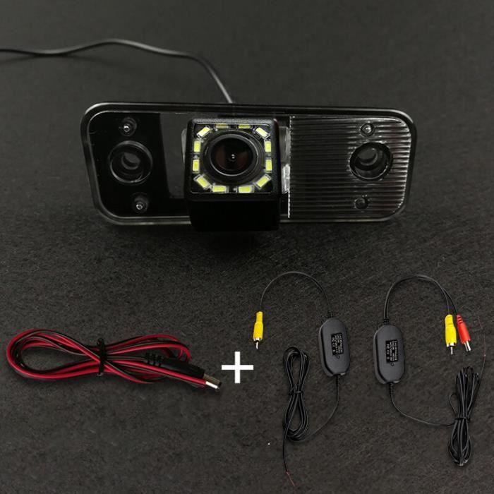 Caméra De Recul Grand Angle Pour Voiture - Vision Nocturne, étanche IP68 - Compatible 12V (voiture, Camion, Camping-car)