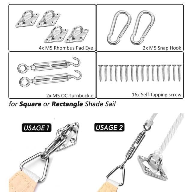 2 Kits De Fixation Pour Mât D'antenne - Supports Avec Pinces U, Universels
