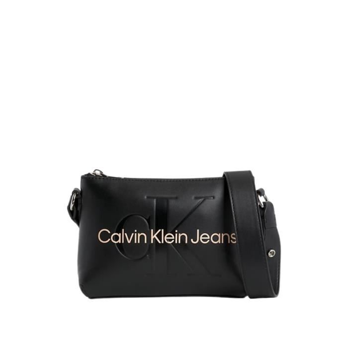 Sac porte travers Calvin Klein Jeans Ref 60769 Noir 21*14.5*8 cm