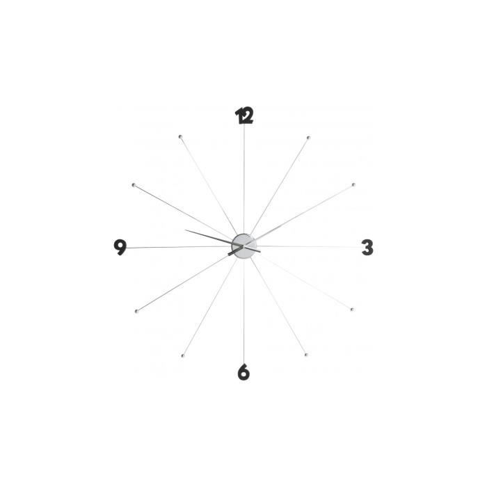 KARE GRANDE HORLOGE DESIGN UMBRELLA CHROMÉE