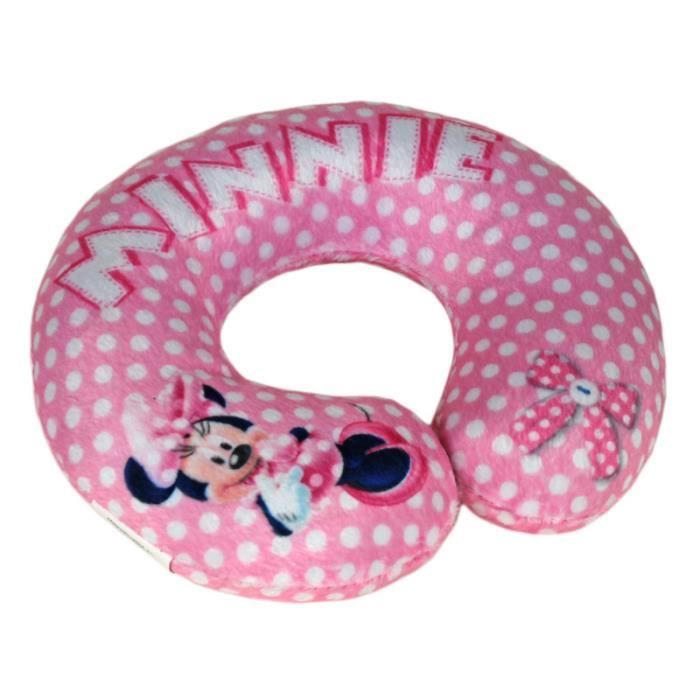 Minnie Disney Coussin Tour De Cou Voyage Enfant