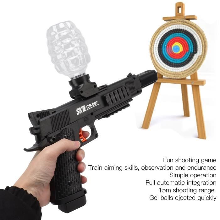 40 Pistolet à fléchettes à billes souples avec tir continu pour enfants garçons, jouet électrique avec viseur