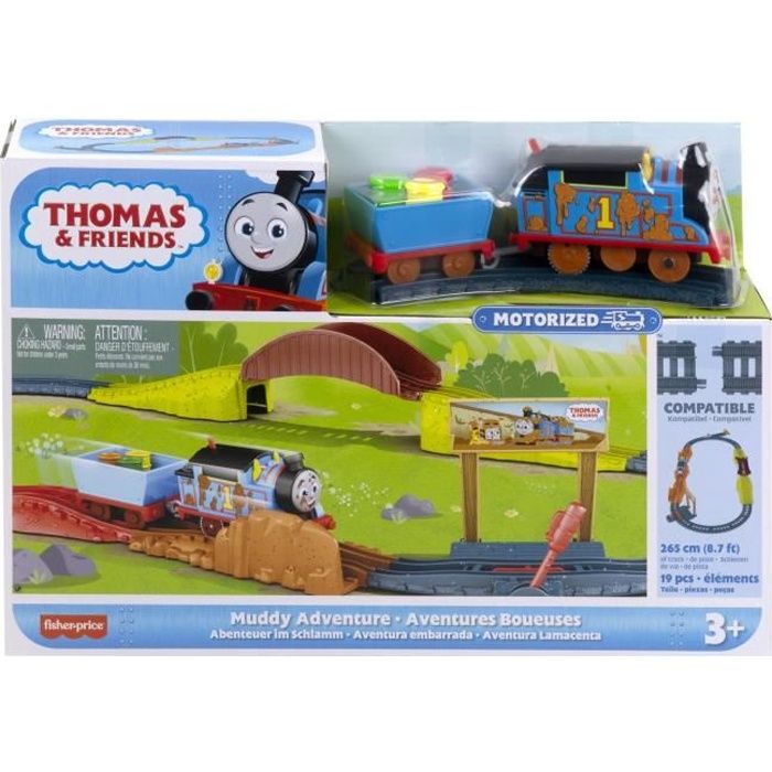 Circuit et Locomotive Motorisée Thomas et ses Amis Fisher-Price HGY78