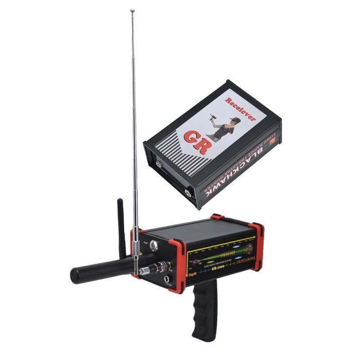 Détecteur De Métaux AKS Portable - Localisateur Trésors Souterrains 1000m Portée - Pour Archéologie & Chasse Au Trésor