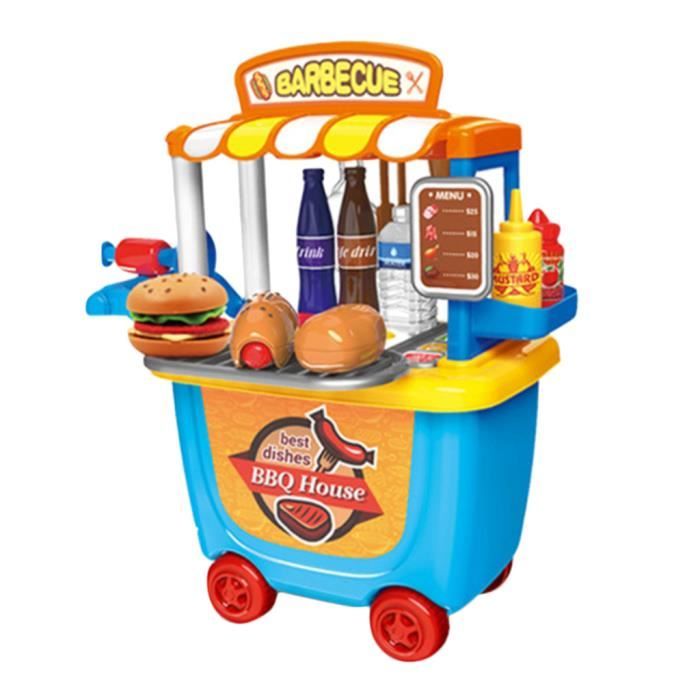 Jouet de Cuisine pour Enfant de 3 Ans - Jouet de Chariot à Glaces Crème -  Faire Semblant Jouer Jouets Enfants Glacier - Cdiscount Jeux - Jouets