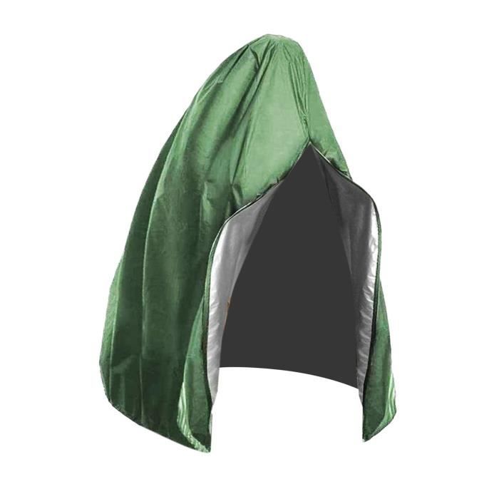 Housse De Chaise Oeuf De Patio Réglable Avec Fermeture Éclair, Housse