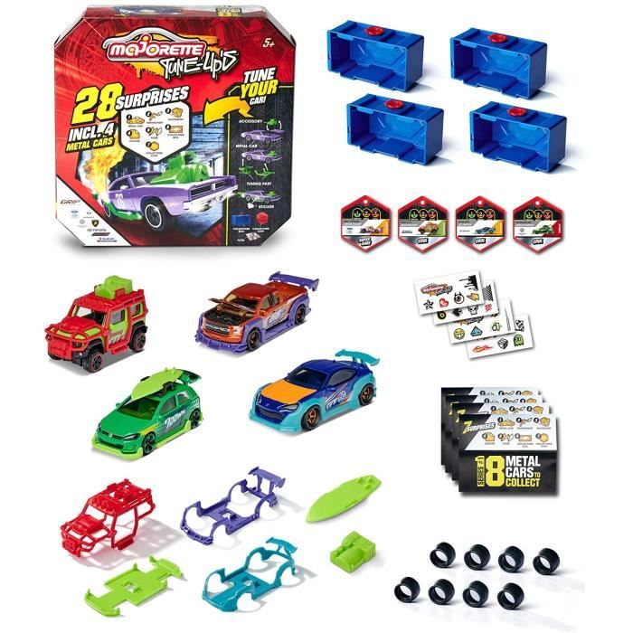 Majorette Tune Up s Set 4 Pieces Voitures Miniatures en