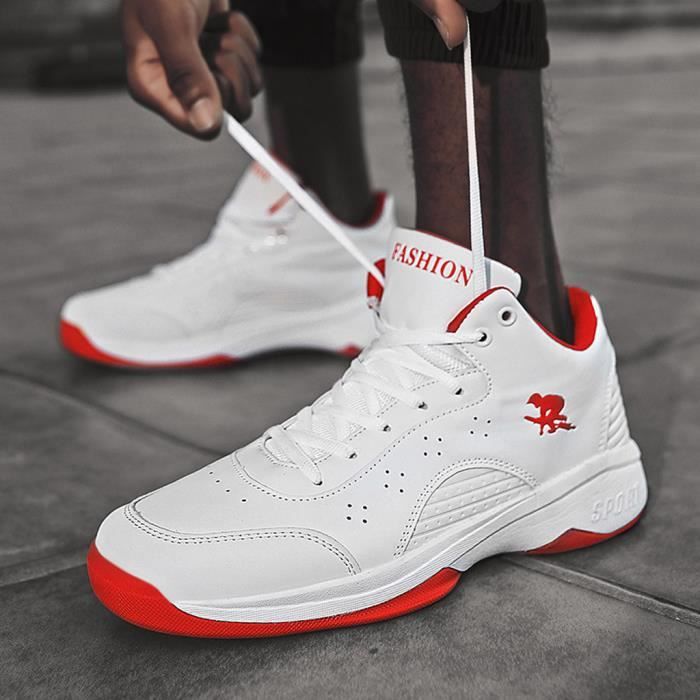 Chaussures De Basket-Ball Hommes Respirantes, Amortissantes Et Antidérapantes - Modèle Résistant à L'Usure
