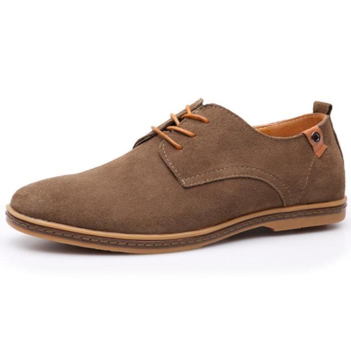 Derby discount suede homme