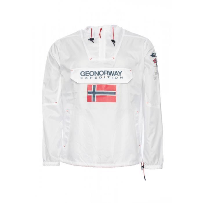 GEOGRAPHICAL NORWAY Coupe vent BREST Blanc Homme
