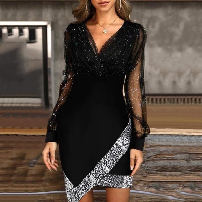 Robe best sale noir trapeze
