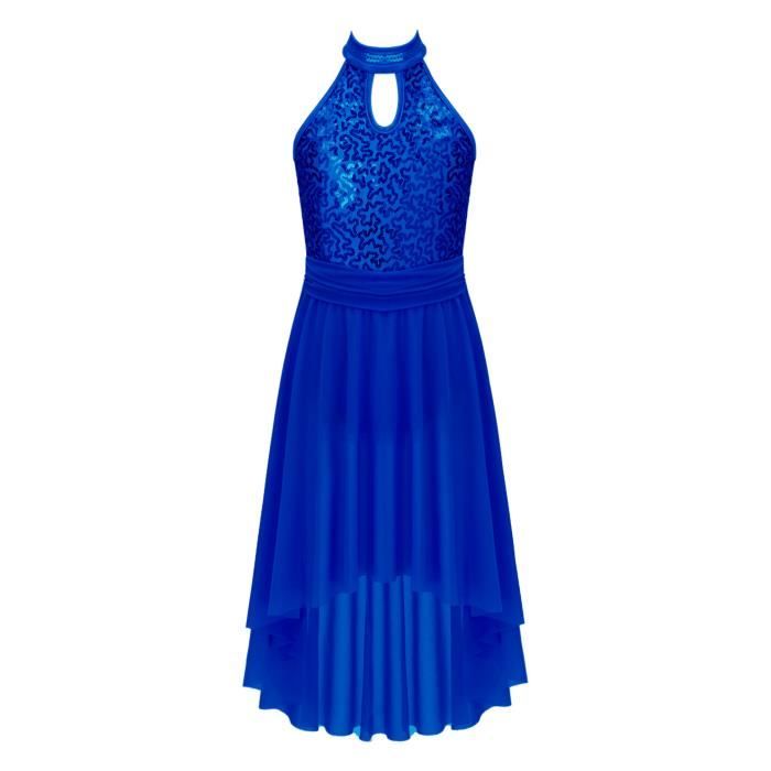 Robe De Danse Classique Fille Ranrann - Sans Manches, Dos Nu, 70% élasthanne, Tailles 5-16 Ans