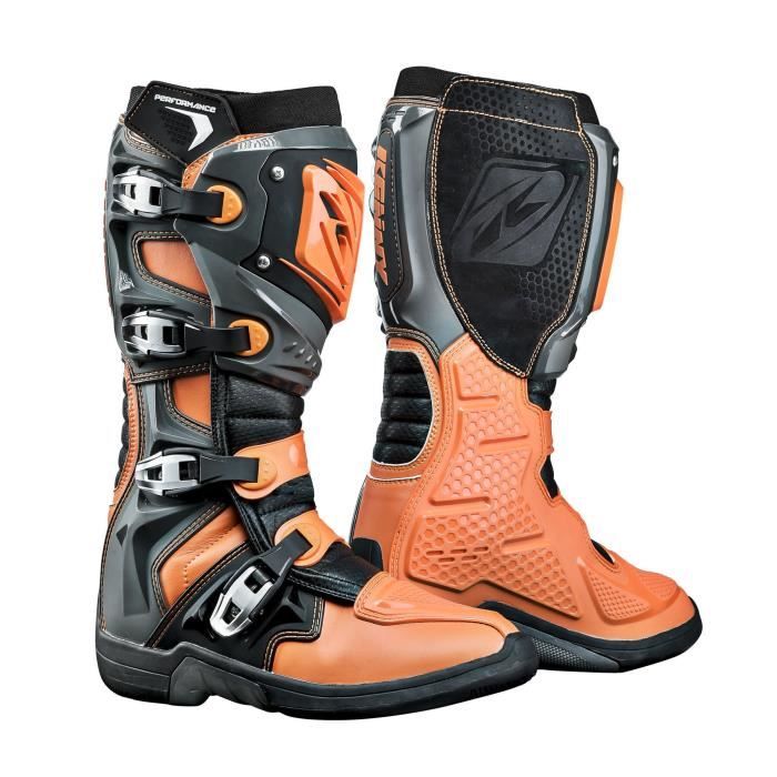 Bottes moto cross Kenny Performance - orange/noir - 39