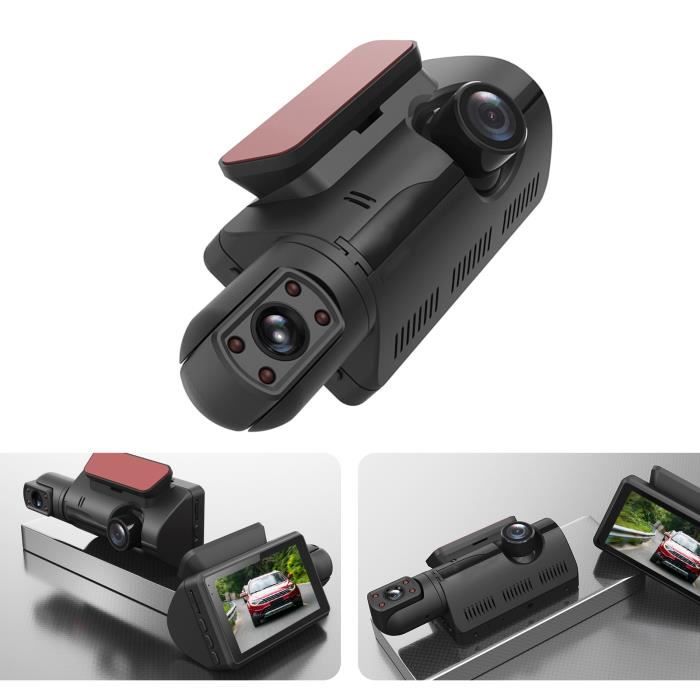 Enregistreur de conduite haute définition Batterie intégrée 150mAh Caméra  de conduite grand angle Vue nocturne Dash Cam USB 2.0 - Cdiscount Auto