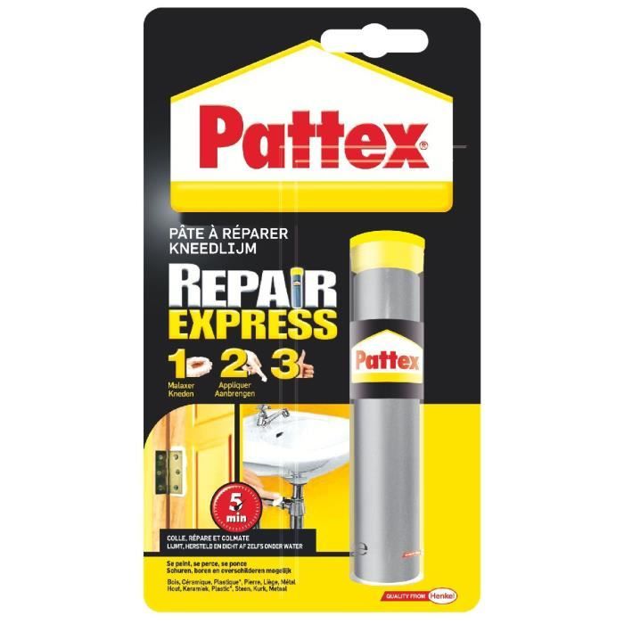 Mastic à réparer Epoxy tube de 64g PATTEX 2668475