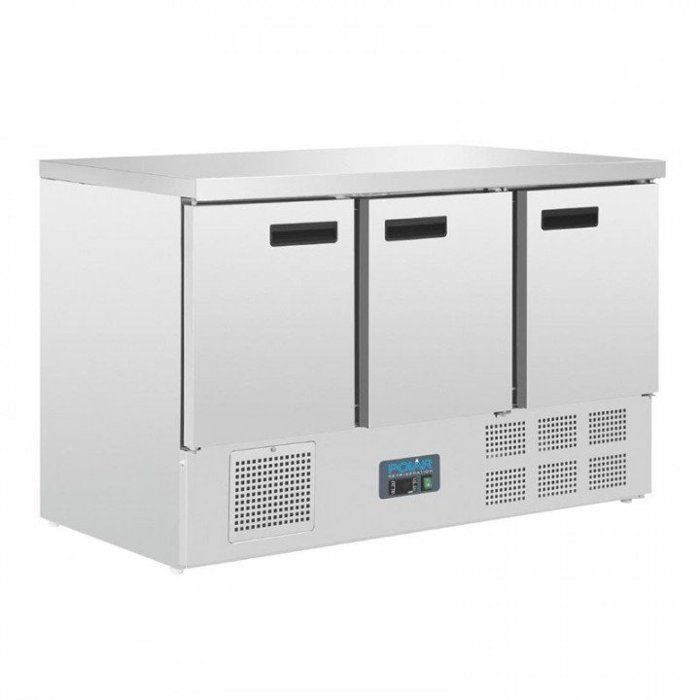 Polar R&eacute;frig&eacute;rateur 3 portes 368 l/880 x 1370 x 700 mm