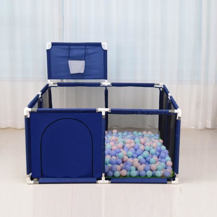 Bebe Parcs Tente De Parc D Enfant Cour De Securite Et Centre D Activites Pour Jouer A L Interieur Ou A L Exterieur Bleu Cdiscount Pret A Porter