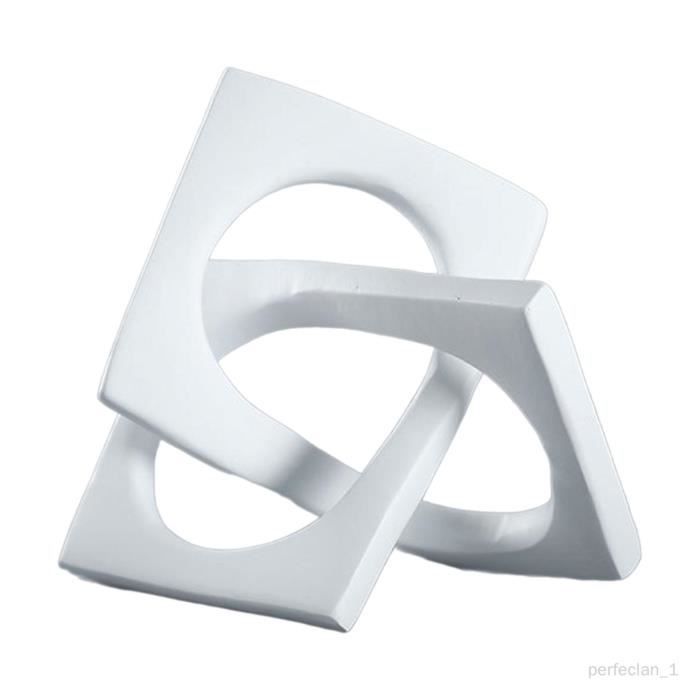 XMGoodday Résine Sculpture Tête De Cheval Statue Résine Ornements Décoration De La Maison Accessoires Cadeau Géométrique-Small