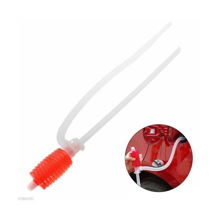 Pompe à Siphon Manuelle JOPEDIN - Transfert De Liquides Sécurisé - Pour Carburant, Eau, Huile